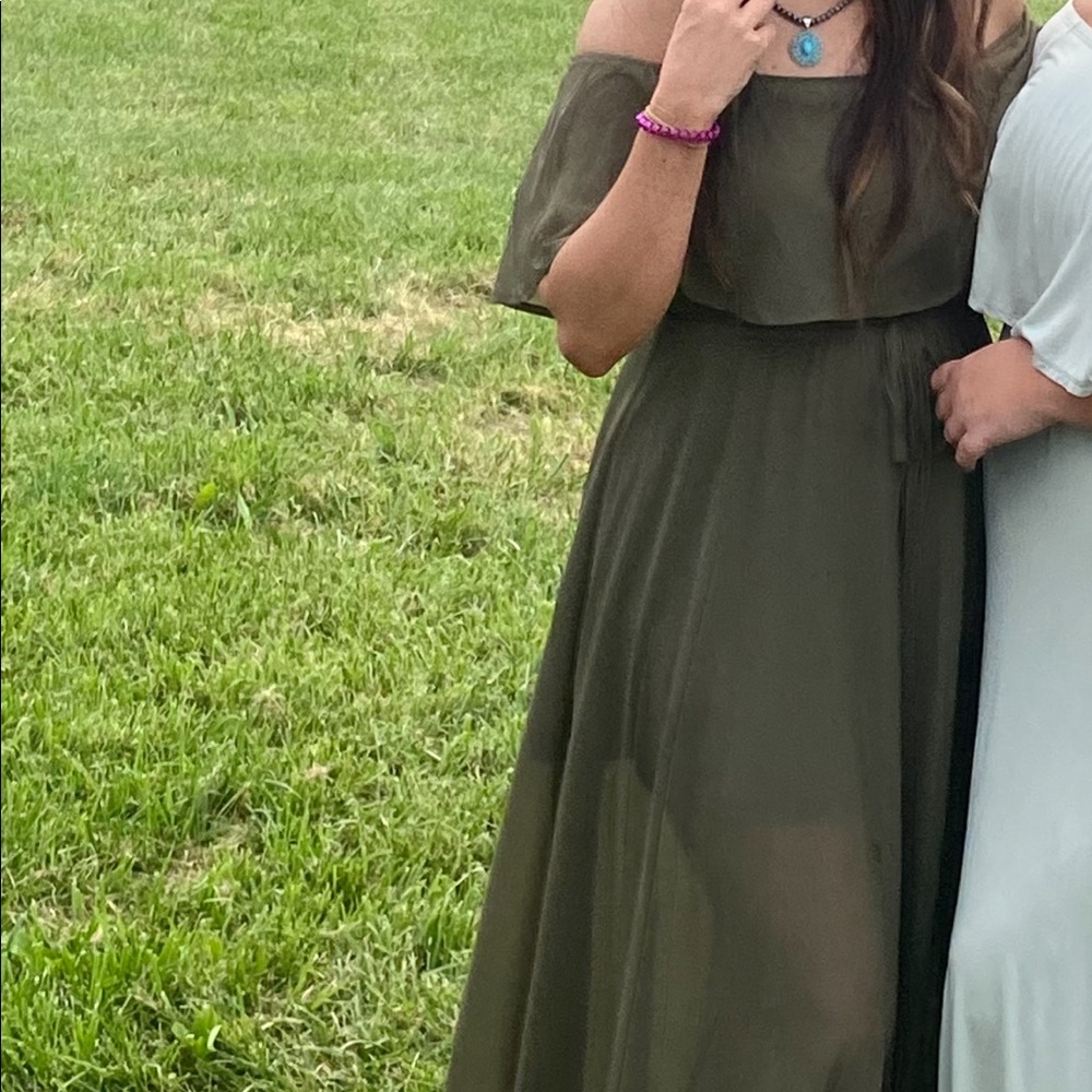 Baltic Born off the shoulder maxi